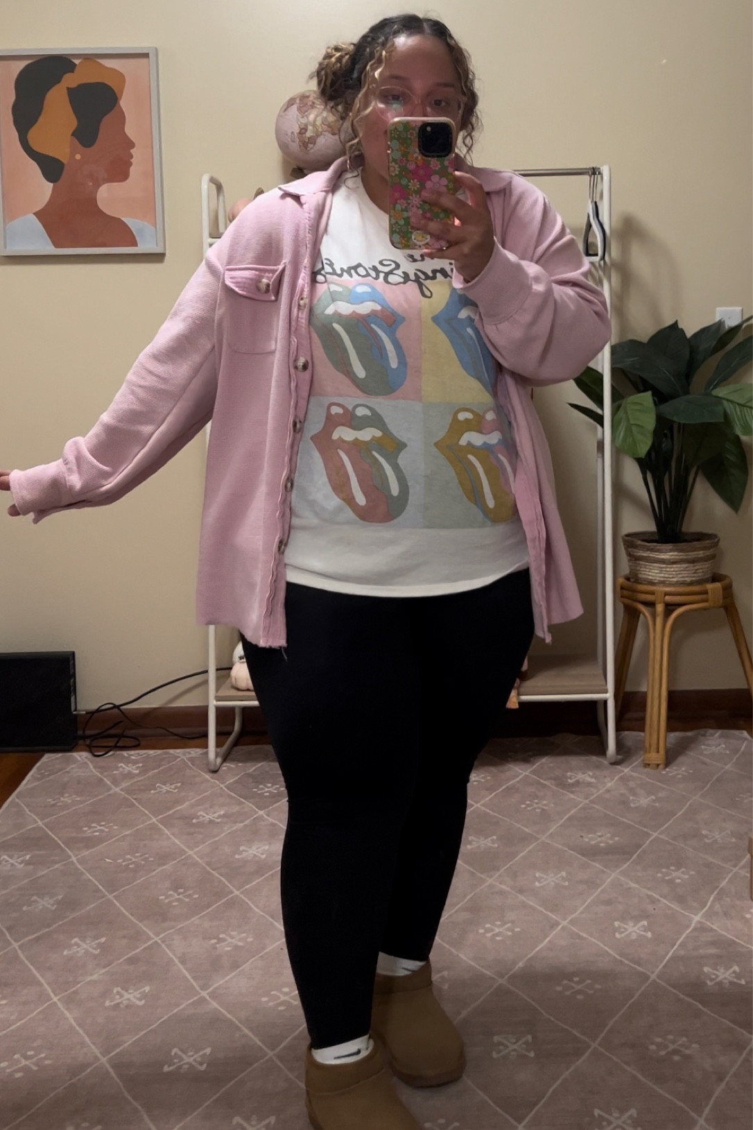 Cozy fall outfit inspiration! 
Shacket- XXL
Tee- XXL
Leggings- 1X 

#LTKstyletip #LTKSeasonal #LTKshoecrush