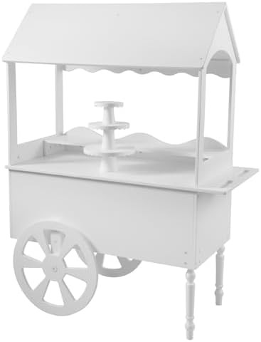 Candy Cart for Party - Cake Stand - Dessert cart - Decorated with Wheels for Birthdays Wedding - ... | Amazon (US)