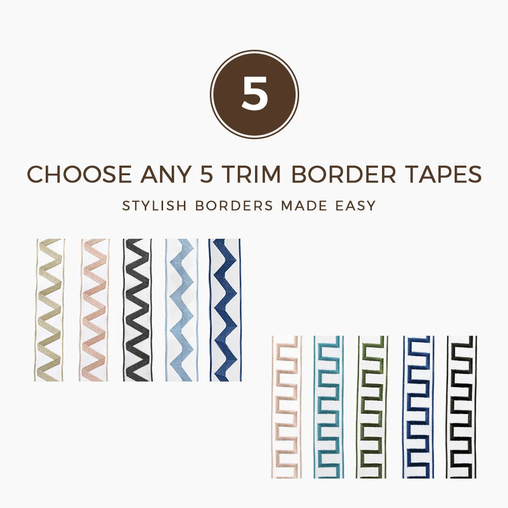 Choose Any 5 Trim Border Tapes for $8 | TWOPAGES