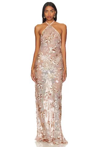 Lovers and Friends Xenia Gown in Champagne from Revolve.com | Revolve Clothing (Global)