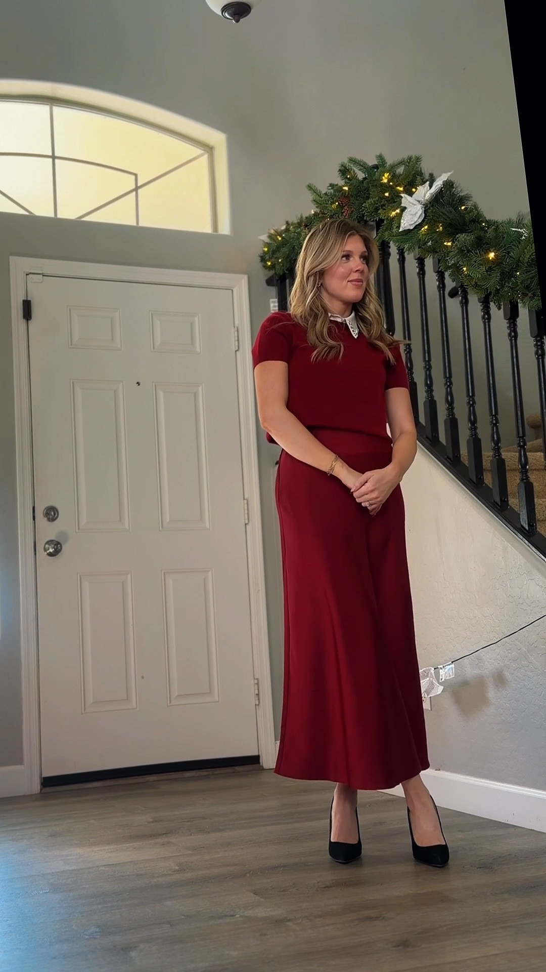 Amazon holiday outfit that moves beautifully ✨
This Amazon two-piece set looks like a dress when worn but gives the comfort of separates. The flowy midi skirt has gorgeous movement, while the structured top keeps it polished and flattering. Perfect for holiday parties, Christmas events, church outfits, winter date nights, family photos, and seasonal gatherings. This set comes in multiple colors, making it easy to restyle all season long. Paired with classic black heels from Amazon for a timeless look. If you’re shopping for Amazon fashion finds, affordable holiday outfits, classy Christmas looks, modest holiday style, elevated mom fashion, or versatile Amazon sets, all linked!

#LTKootd #LTKHoliday #LTKFindsUnder50