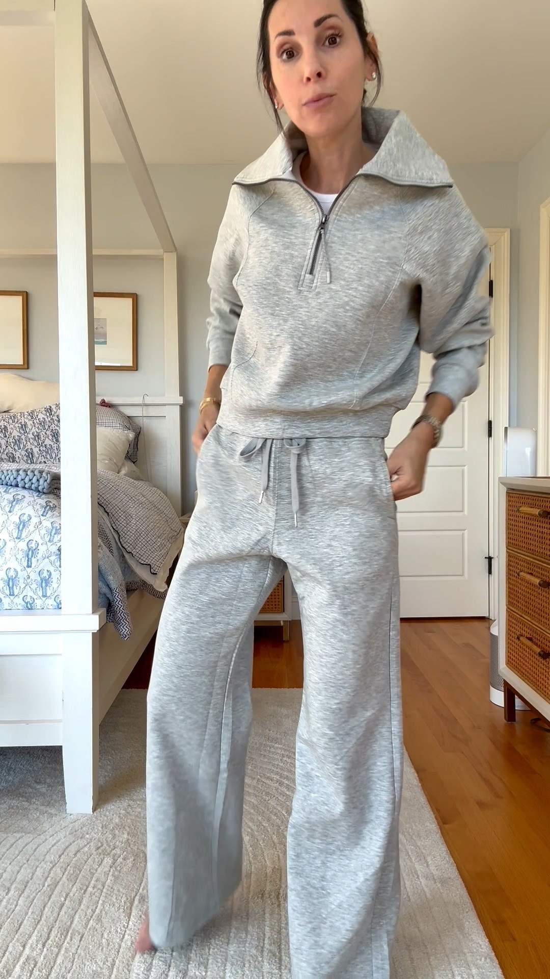 Wearing an Xs in this set!