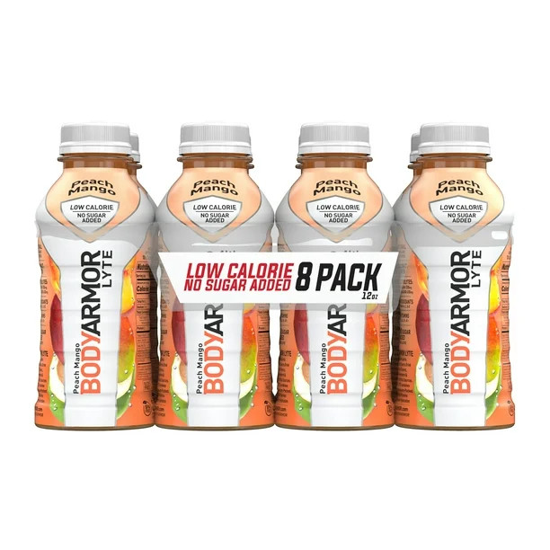 BODYARMOR LYTE Sports Drink, Peach Mango, 12 Fl. Oz., 8 count | Walmart (US)