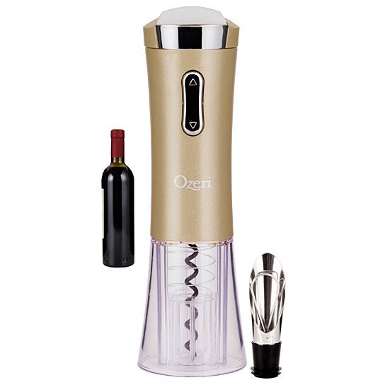 Ozeri Nouveaux II Electric Wine Opener with Foil Cutter, Wine Pourer and Stopper - Walmart.com | Walmart (US)