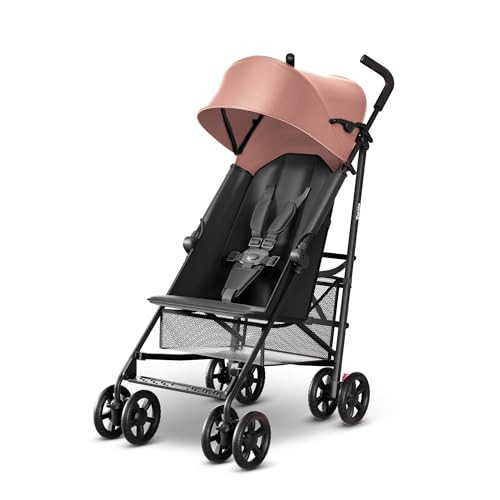 MAMA & BABY Trek Lite Umbrella Stroller - Compact Fold, Multi-Position Recline, Travel Stroller with Carry Strap, Large Storage and Cup Holder | Amazon (US)