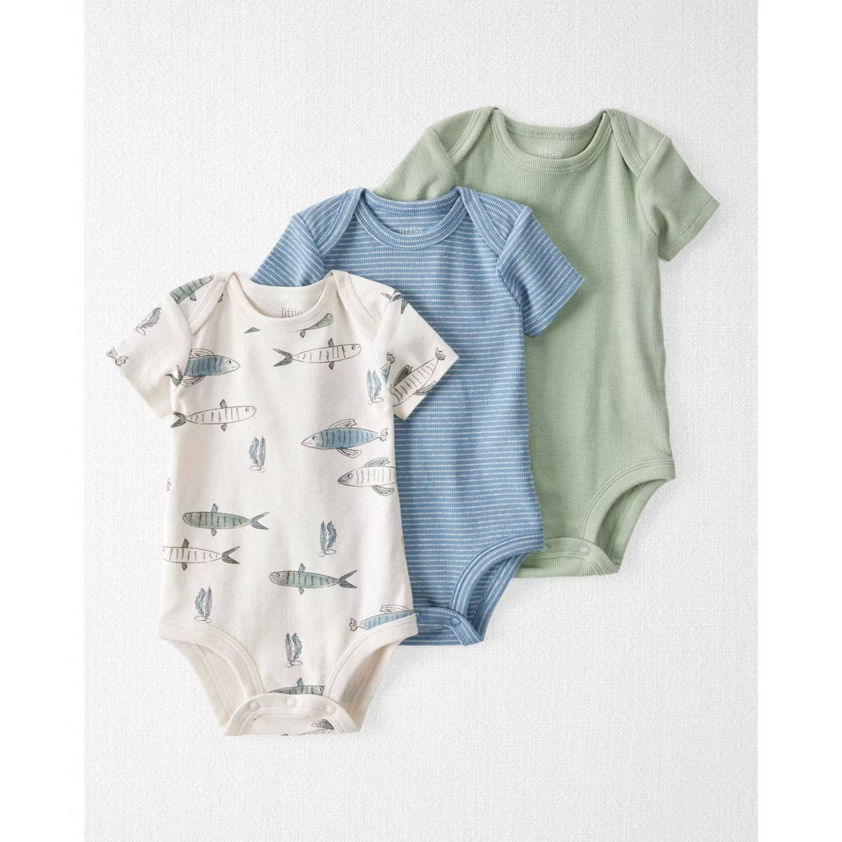 Little Planet by Carter's Organic Baby 3pk Bodysuit | Target