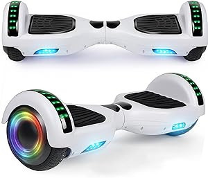 LIEAGLE Hoverboard, 6.5" Self Balancing Scooter Hover Board with Bluetooth Wheels LED Lights for ... | Amazon (US)
