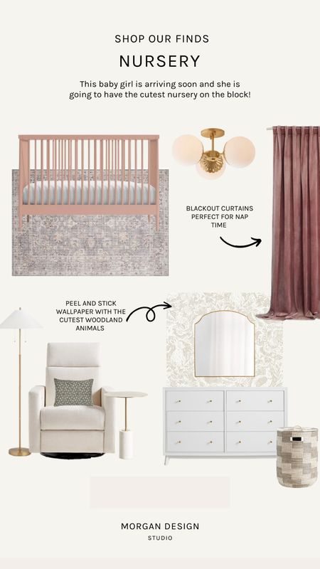 This baby girl is arriving soon and going to have the cutest nursery on block!💕

#LTKFind #LTKbaby #LTKhome