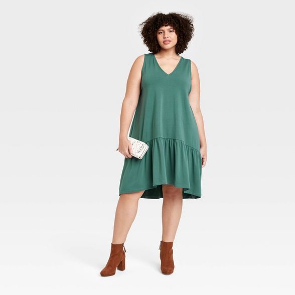 Women's Sleeveless Hem Knit Dress - A New Day™ | Target