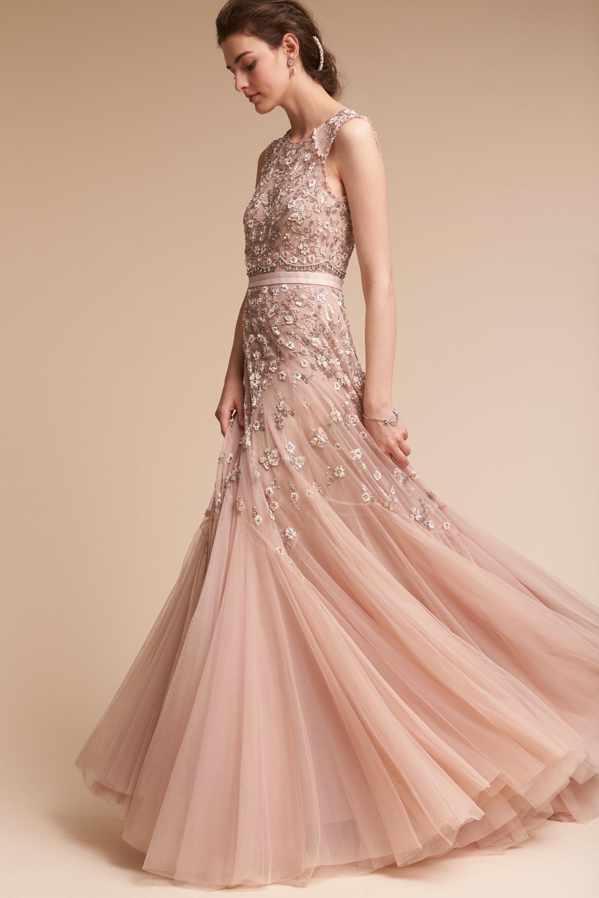 dusty rose dresses for weddings