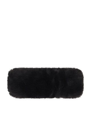 Froid Faux Fur Headband in Black | Revolve Clothing (Global)