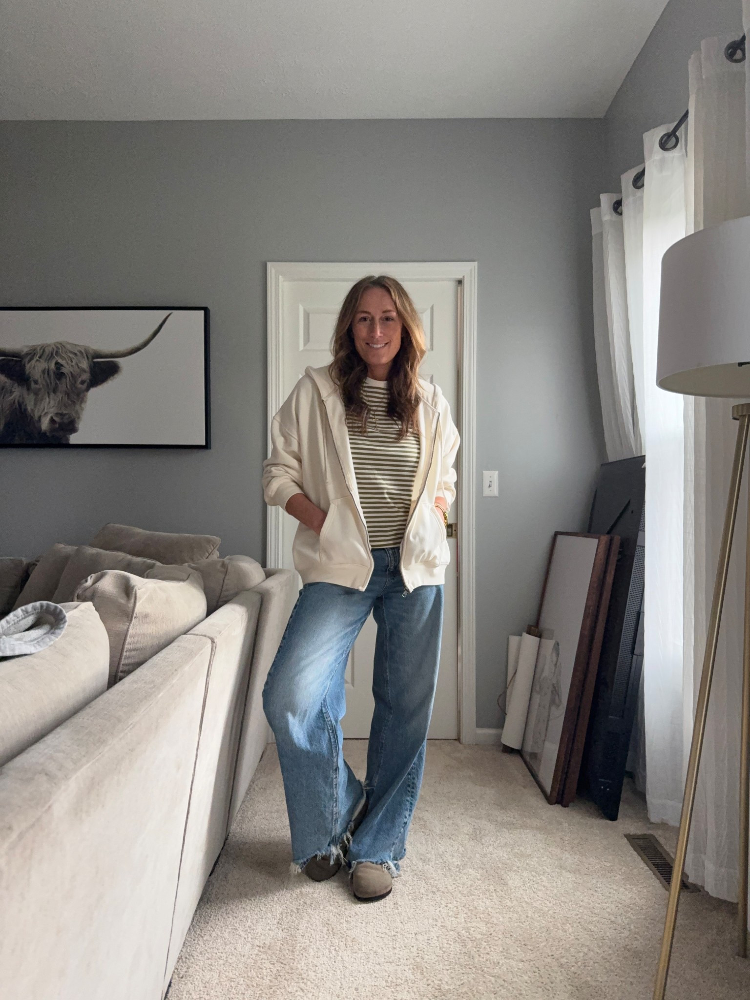 4/9/26 ✨ Tee is a small. Jeans are a 6 long.

Everyday outfits. Easy outfits. Easy outfit ideas. Neutral basics. Spring outfits. Spring outfit idea. Casual outfits. Basic mom outfit. Casual outfit idea. Casual outfit. Everyday outfit. Mom outfit. Street style. Casual mom outfit. Amazon fashion. Sports mom outfits. Sports mom outfit idea.

#LTKootd #LTKgrwm #LTKOver40