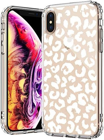MOSNOVO Cute Black White Leopard Print Pattern Designed for iPhone Xs Case/Designed for iPhone X ... | Amazon (US)