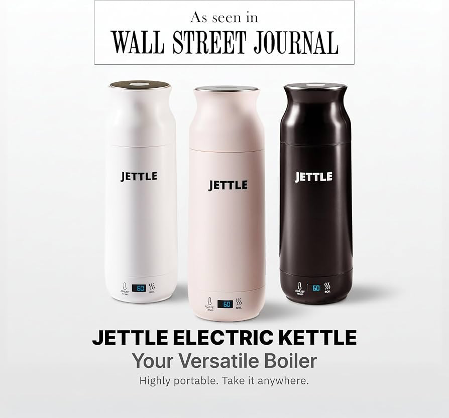 Jettle Electric Kettle - Travel Portable Heater for Coffee Tea Milk Soup - Stainless Steel Travel... | Amazon (US)