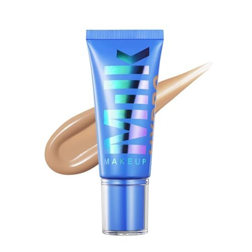 Milk Makeup Hydro Grip Hydrating Gel Skin Tint – 12HR Lightweight Buildable Coverage with Hyaluronic Acid for Natural Dewy Finish – Non-Comedogenic – 6 Light Medium w/Neutral to Cool Undertones, 1oz | Amazon (US)