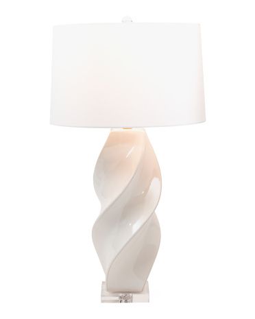 32in Twisted Table Lamp | TJ Maxx