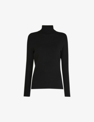 Maja high-neck cotton-blend jumper | Selfridges
