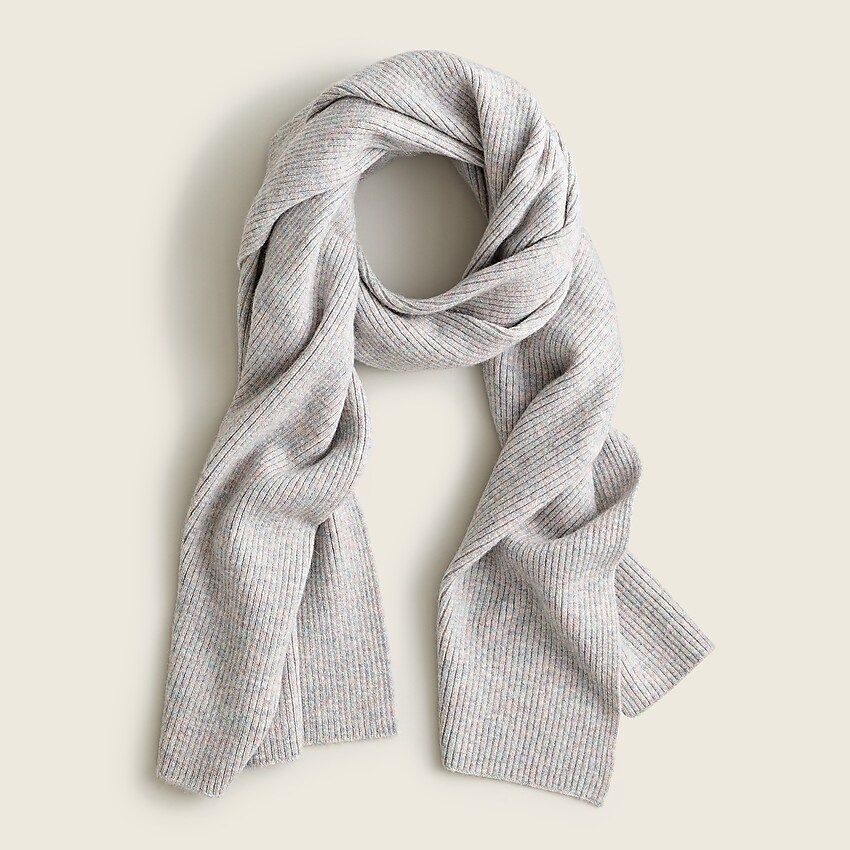 J.Crew: Ribbed Scarf In Supersoft Yarn For Women | J.Crew US