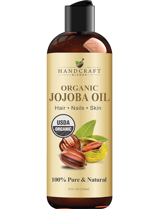 Handcraft Blends USDA Organic Jojoba Oil - 8 Fl Oz - 100% Pure and Natural - Premium Grade Oil fo... | Amazon (US)