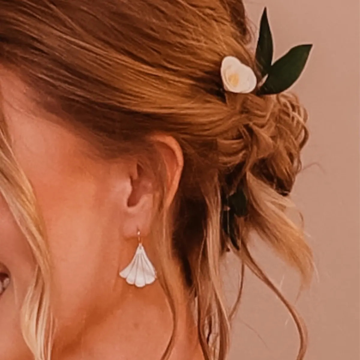 Pearl Drop Earrings, Art Deco Bridal Earrings, Antique Fan Wedding Earrings, Bridesmaid Bride Gif... | Etsy (US)