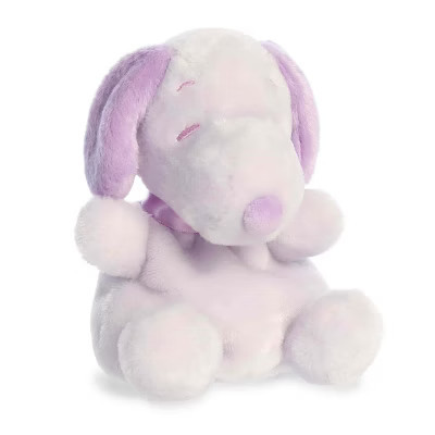 Aurora Mini Spring Snoopy Palm Pals Peanuts Adorable Stuffed Animal Purple 5" | Target