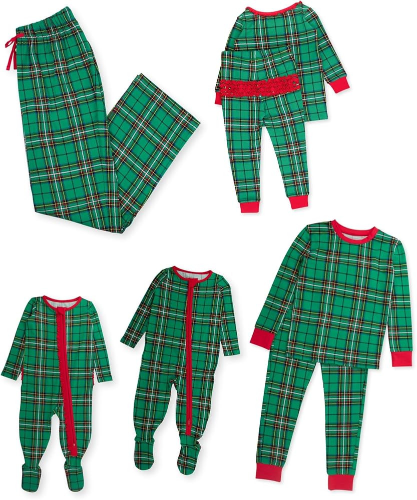 RuffleButts Baby Girls Modal Blend Ruffle One Piece Footie Pajamas | Amazon (US)