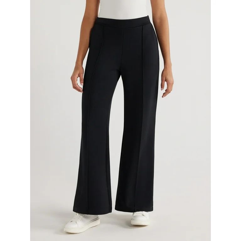 Scoop Women's Scuba Knit Trouser Pants, Sizes XS-XXL | Walmart (US)