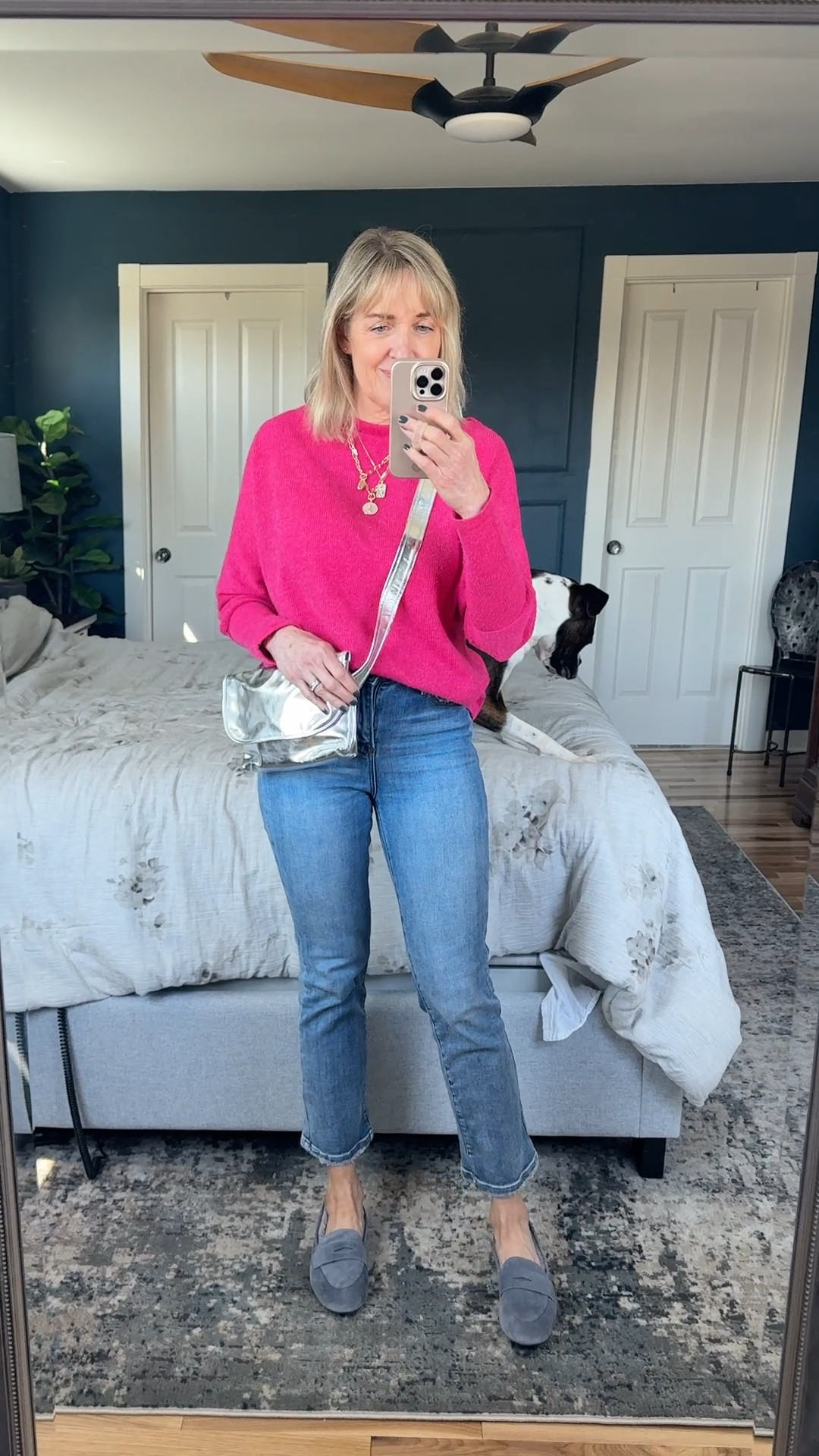 Spring transition outfit.

Code DOUSEDINPINK for 10% off at Melinda Maria.
Code DOUSED10 for 10% off at Gibsonlook
Code JILL20 for 20% off at Quilted Koala
Code STVIP20 for 20% off at Social Threads

Spring fashion, Style over 40, mom looks, denim, metallic accessories, glam jewelry, affordable outfit, work from home outfitt

#LTKFindsUnder100 #LTKOver40 #LTKWatchNow