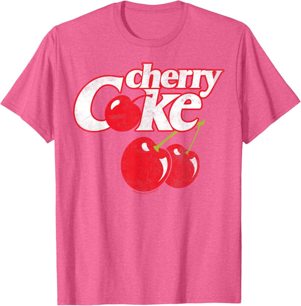 Coca-Cola Cherry Coke Logo T-Shirt | Amazon (US)