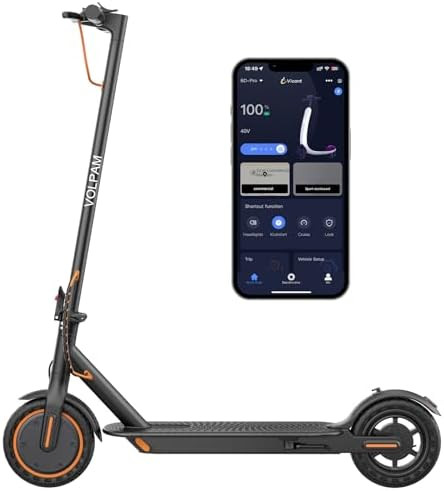 VOLPAM Electric Scooter, 350W/500W Powerful Motor, 8.5"/10" Solid Tires, 19/22Mph, 28/23/21/16 Mi... | Amazon (US)