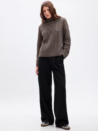 Cable-Knit Turtleneck Sweater | Gap (US)
