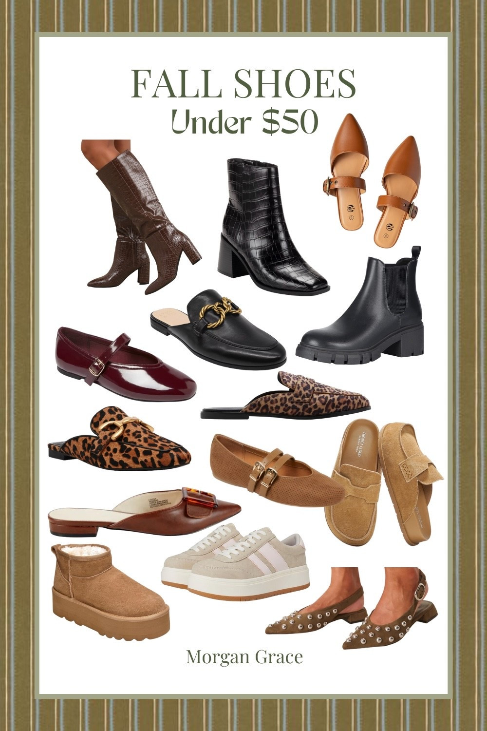 Fall shoes under $50

Flats under $50, mules under $50, cheetah flats, target shoes, amazon shoes, target flats, amazon flats, fall boots, snake skin boots, brown tall boots, dress boots, brown below knee heel boots, brown heel boots, black snake skin booties, black chunky sole booties, Amazon boots, target boots, Amazon mules, target mules, fall fashion, Amazon fall fashion, fall fashion under $50, designer shoes dupe, designer inspired shoes, affordable boots, affordable flats, affordable fall, affordable shoes, platform sneakers, Amazon platform sneakers, platform Ugg dupe, brown flats, flats with buckle

#LTKShoeCrush #LTKFindsUnder50 #LTKSaleAlert