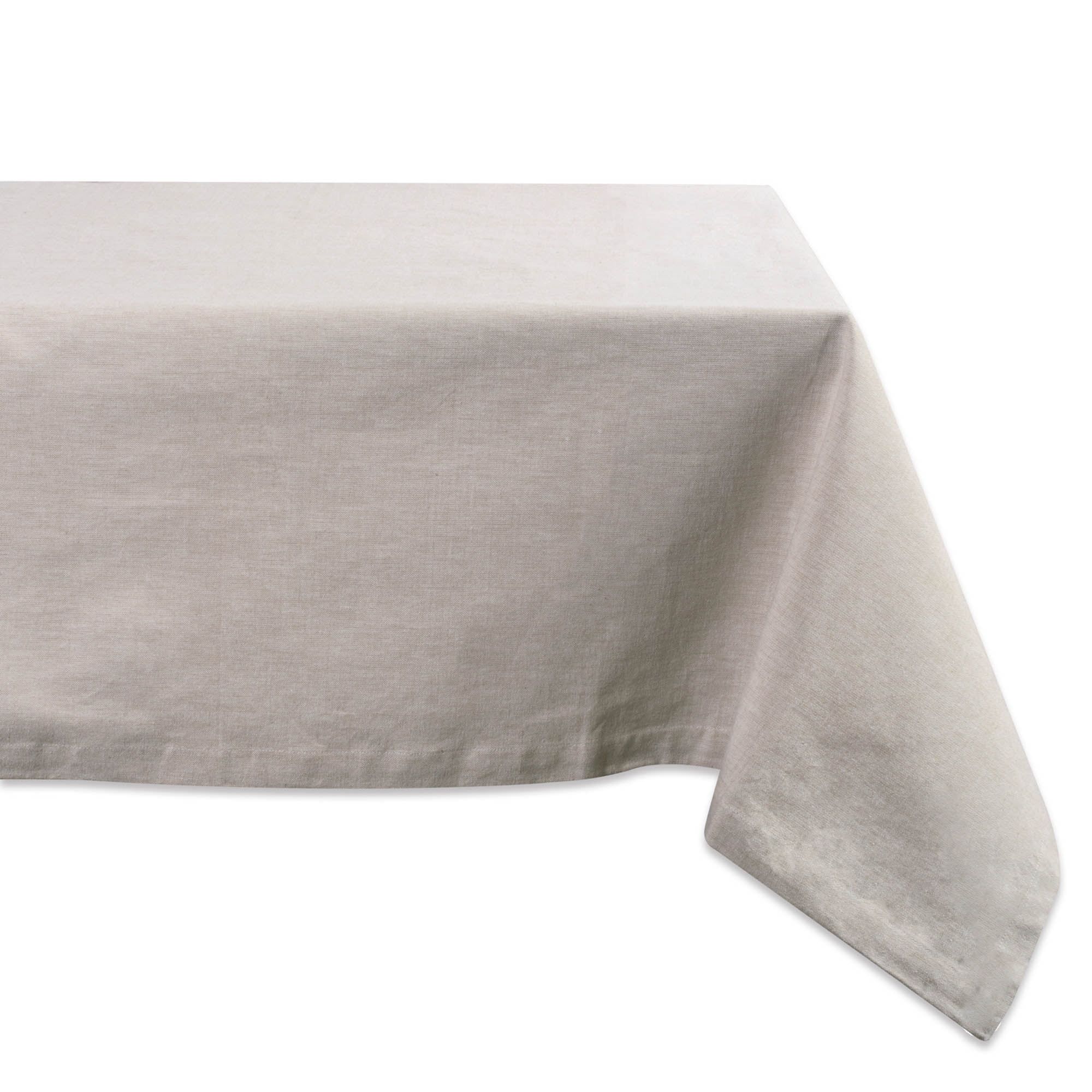 DII Natural Solid Chambray Tablecloth, 60x104", 100% Cotton - Walmart.com | Walmart (US)