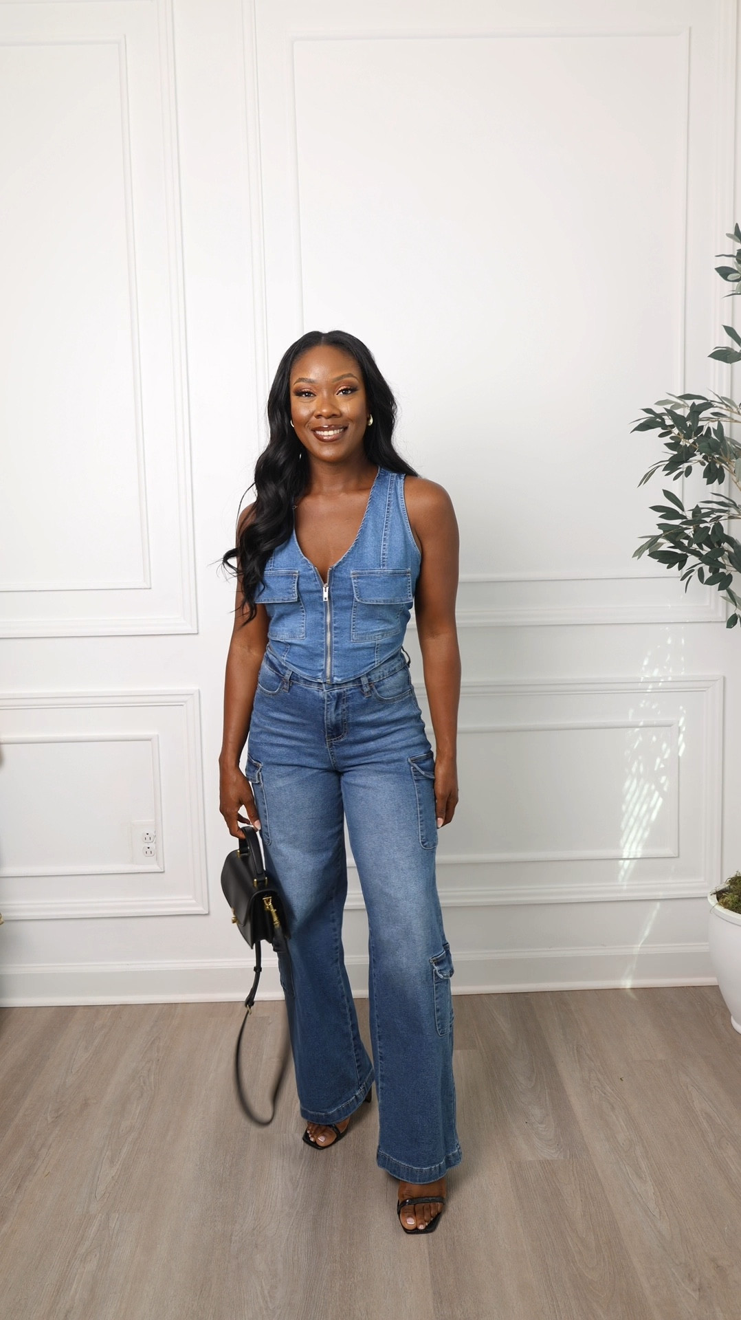 I love the fit are these cargo pants from @walmartFashion, they fit amazing. I’m wearing the blue is xxs and black in xs. 

#WalmartPartner @walmart #walmartFashion 

#LTKVideo #LTKStyleTip