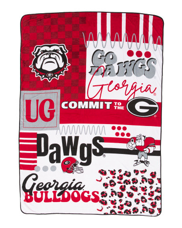 Ncaa Logo Check Ultra Cozy Oversized Throw Blanket | Men's Accessories | Marshalls | Marshalls