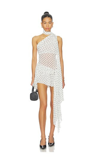 GUIZIO Cyrielle Dress in White. - size S | Revolve Clothing (Global)
