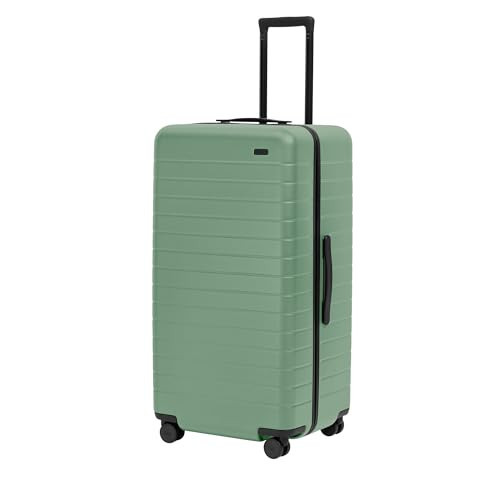 Away Large Trunk Luggage, 31 Inch Hardside Suitcase with Spinner Wheels, Lightweight & Durable, TSA Lock, Ideal for Long Trips, Sea Green | Amazon (US)