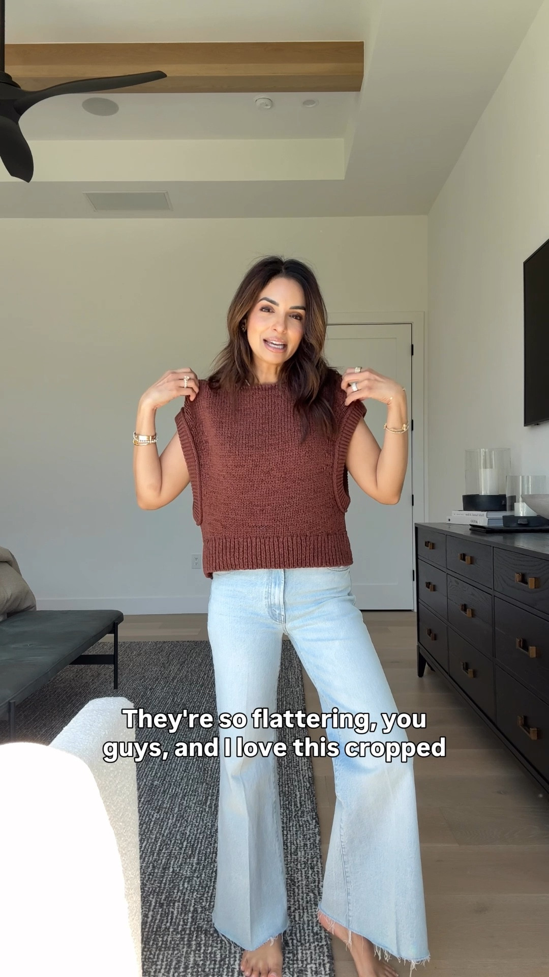 Loved today's outfit! Wearing an xxs in knit top and my true size 24 in mother denim- I love this wash for spring! 

#LTKPetite #LTKOver40 #LTKootd