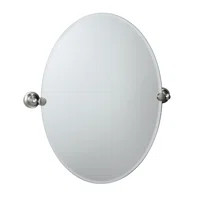 Gatco Tiara Oval Wall Mirror | Frameless Beveled Vanity Mirror | Wayfair | Wayfair North America