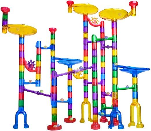 Meland Marble Run - 122Pcs Marble Maze Game Building Toy for Kid, Marble Track Race Set&STEM Lear... | Amazon (US)