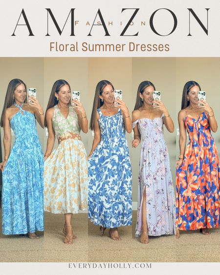 💥Deals!!
Dress 1 - 50% off (30 % off code EOG2SKXV + 20% Coupon)
Dress 2 - 40% off (20% price drop + 20% clickable q-pon)
Dress 3 - 25% off (5% off code 054FIJ29 + 20% Coupon)
Dress 4 - 37% off (17% price drop + 20% off code 78LV6OOC or tap q-pon)
Dress 5 - 30% off (20 % off code  KANN8CCR + 10% off price drop)
*codes, discounts, are q-pons are active at the time of post. These can change at any time. 
👗Gorgeous summer dresses perfect for all of your spring and summer events - weddings, baby & bridal showers, vacations, family pictures, and parties!

For reference: I’m 5’1”, 109lbs
Everything is unaltered 
All sizes and links are on the blog @everydayholly.com 

favorite resort wear fashion, summer maxi dresses, Mothers day dress, wedding guest dress, white dress,  summer dress, spring dress, shoes & accessories, favorite self tanning tanner products, petite friendly 

#LTKSaleAlert #LTKParties #LTKFindsUnder50