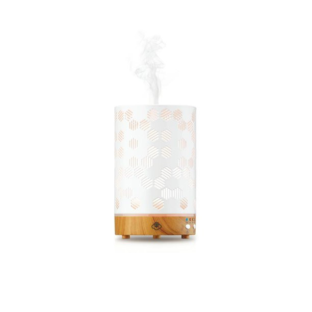 Serene House Ultrasonic Aroma Diffuser Scentilizer Honeycomb Light Wood - Walmart.com | Walmart (US)