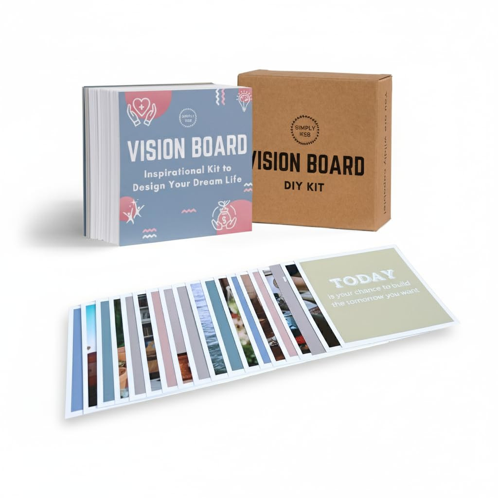 SIMPLY RSB The Ultimate Vision Board Kit and Inspirational Gift | 100 Motivational Cards, Complet... | Amazon (US)