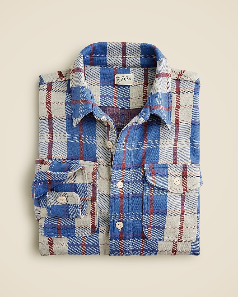 Seaboard soft-knit shirt in plaid | J. Crew US