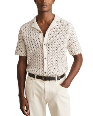 Roulette Cuban Button Through Textured Shirt | Bloomingdale's (US)