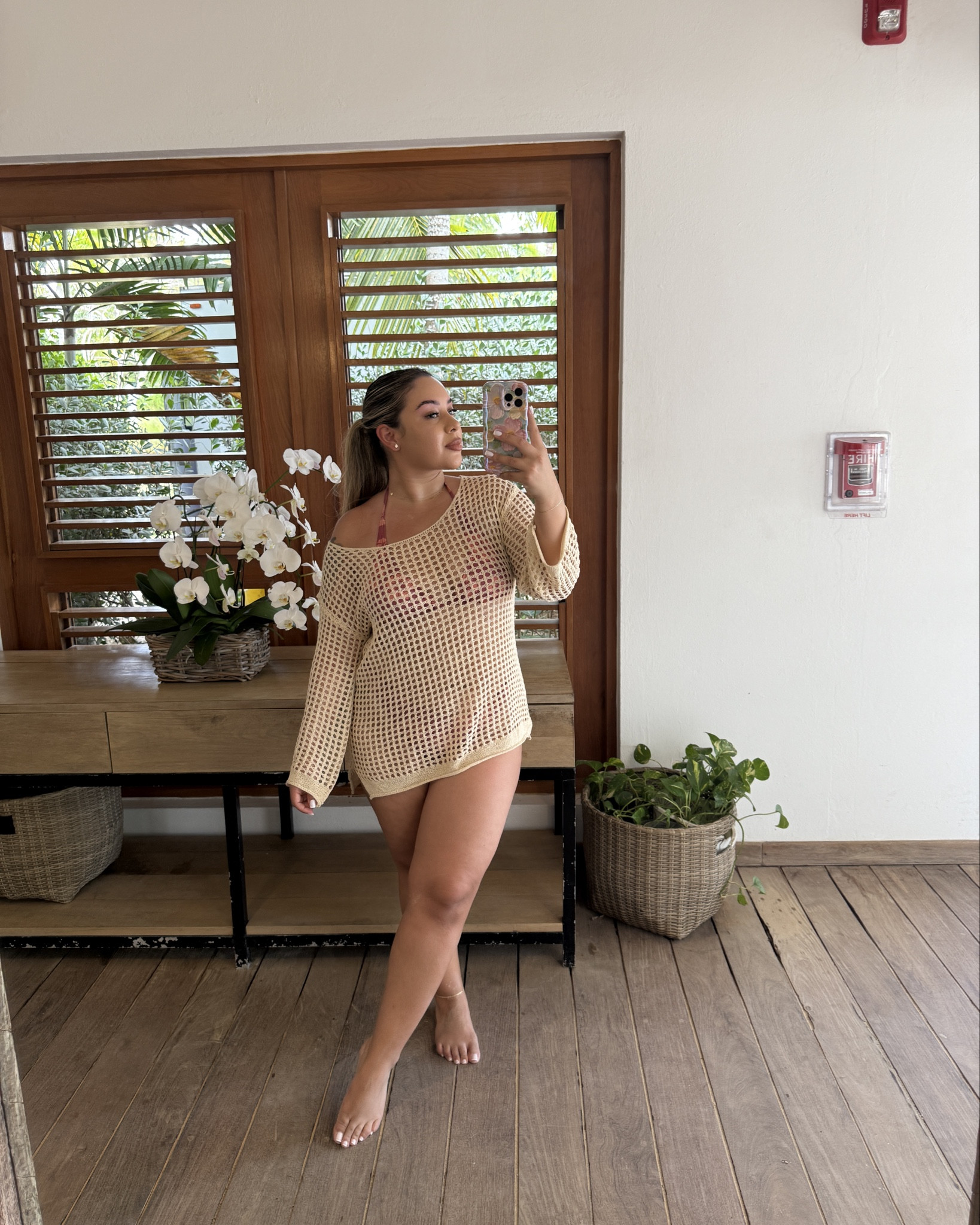 Beach Outfit - loved this coverup I got last minute on Amazon! It’s One size but for reference I’m a M (L if no stretch) in tops and it fit me perfect!!! Roomy and covers everything it needs to 🥰

#LTKMidsize #LTKSwim #LTKFindsUnder50