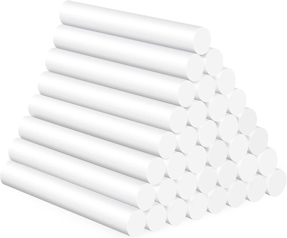 White Hot Glue Sticks Full Size, ENPOINT 36 Pcs 0.43 x 3.93 in Hot Melt Glue Adhesive EVA Sticks,... | Amazon (US)