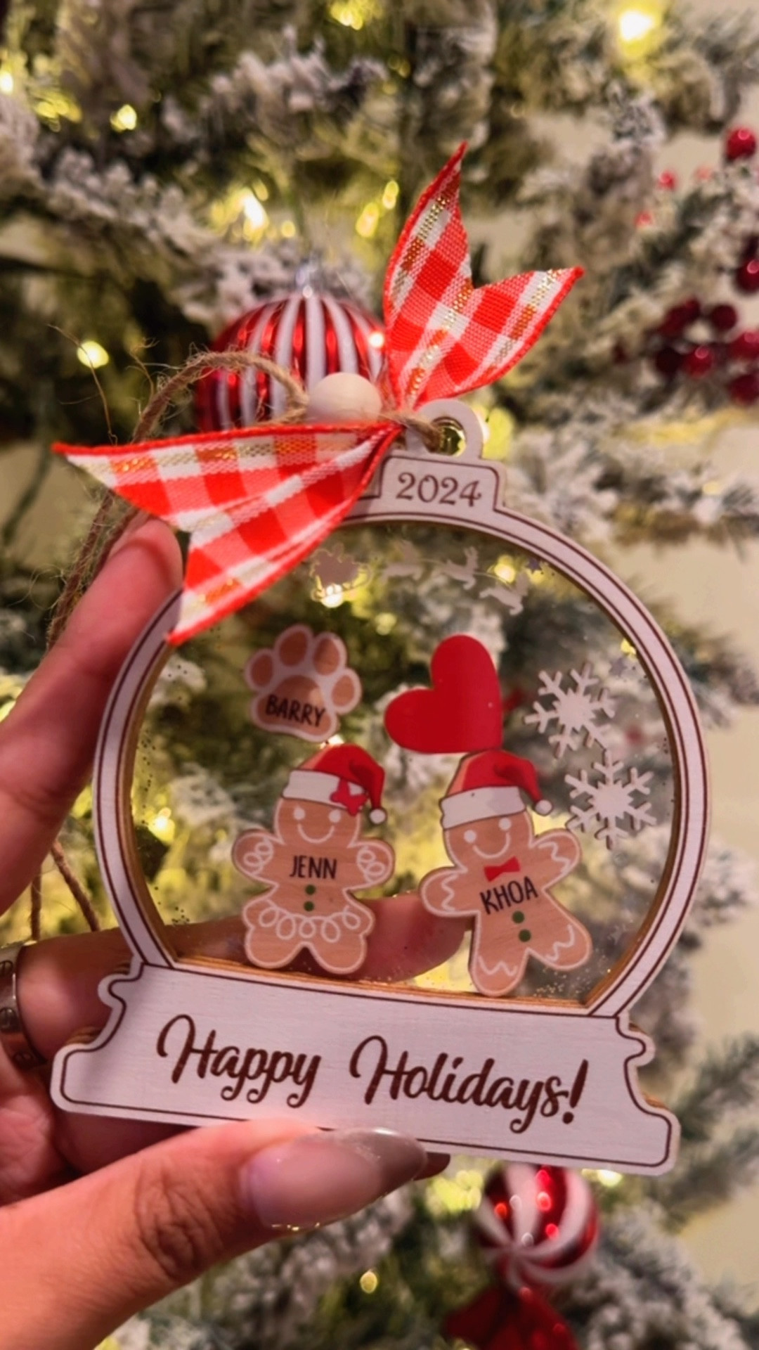 Cute Holiday Winter Christmas Custom Ornament 

#LTKGiftGuide #LTKHoliday #LTKFindsUnder50