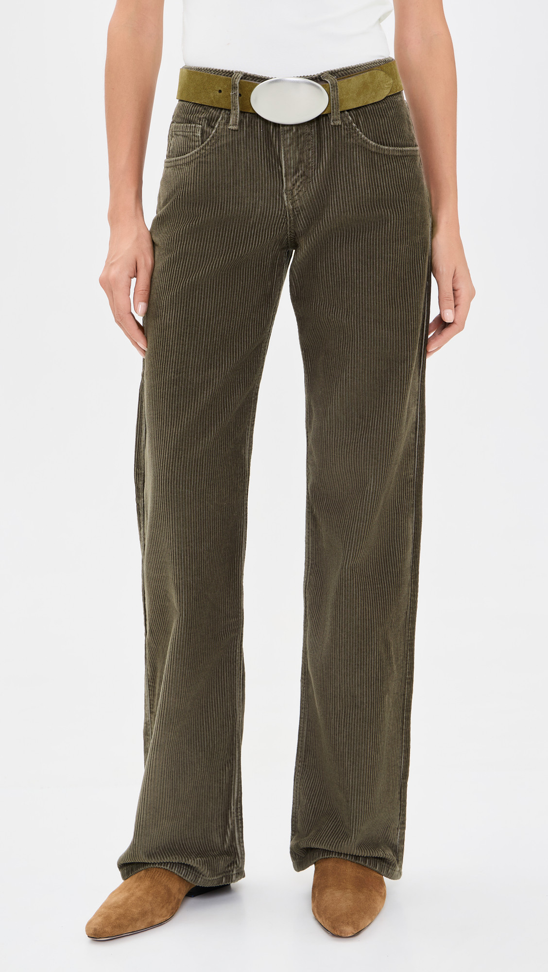 Levi's Low Loose Corduroy Pants Canteen 27 | Shopbop
