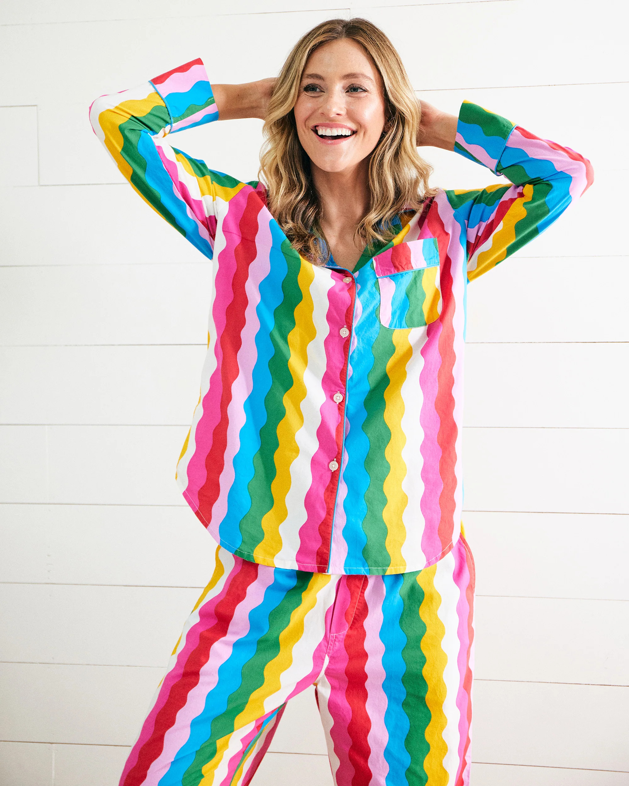 Daily Disco - Long PJ Set - Rainbow | Printfresh